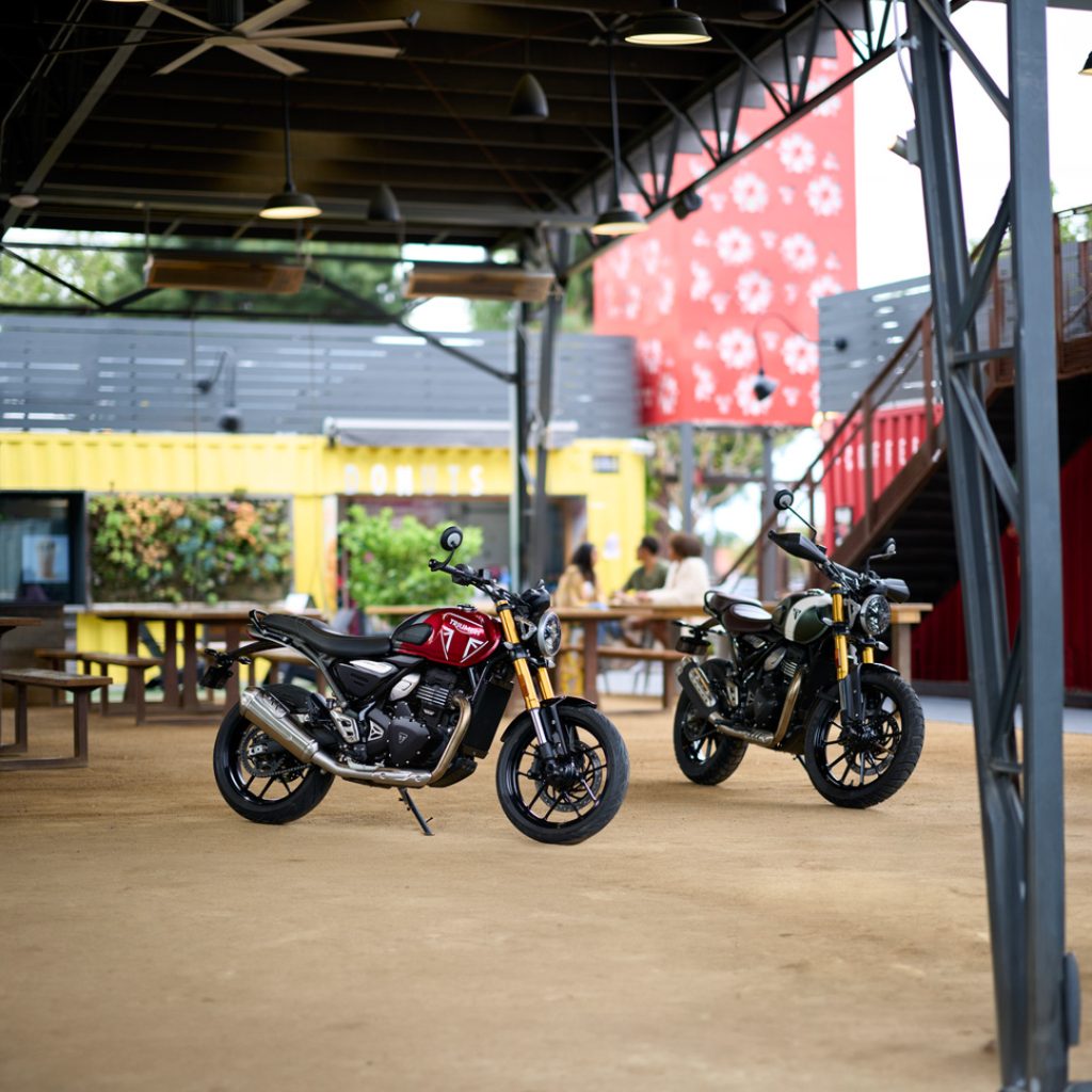 Triumph Speed 400 et Scrambler 400 X - © A2 Riders